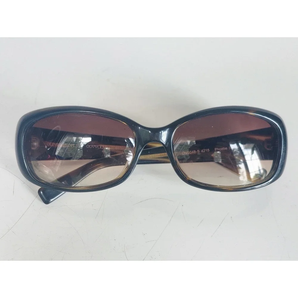 Oliver Peoples Phoebe Sunglasses Dark Tortoise Rectangular OV5048-S 4215